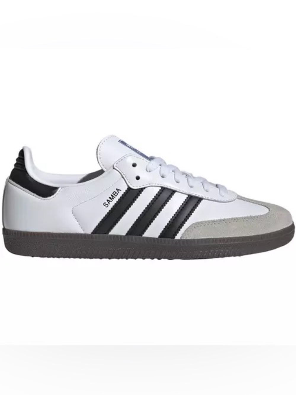 Adidas Sambas White with Black Stripes
